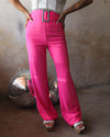 Amy Ultra Pink Passion Pintuck Pants - The Lace Cactus