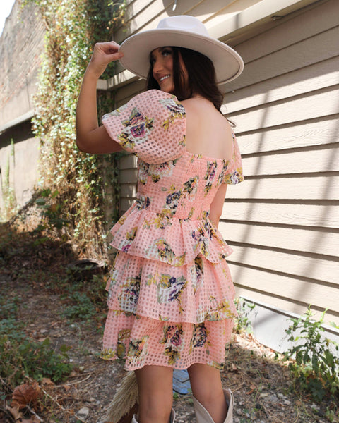 Conner Short Lace Dress - The Lace Cactus