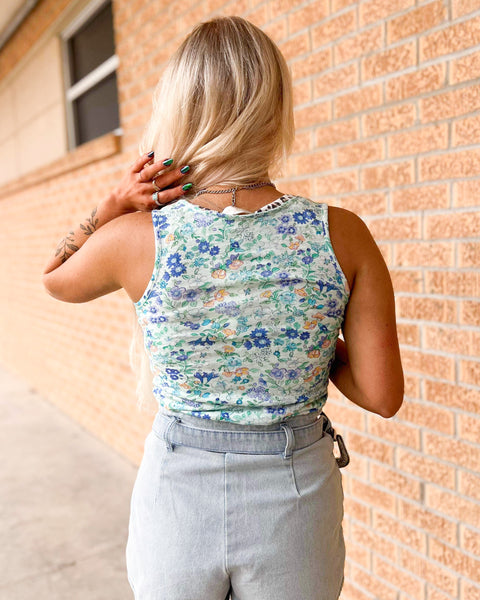 “KC” Love Shack Fancy Floral Top Size: XS - The Lace Cactus