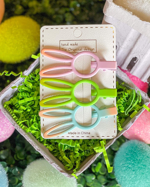Ombre Pastel Bunny Bow Mini - The Lace Cactus