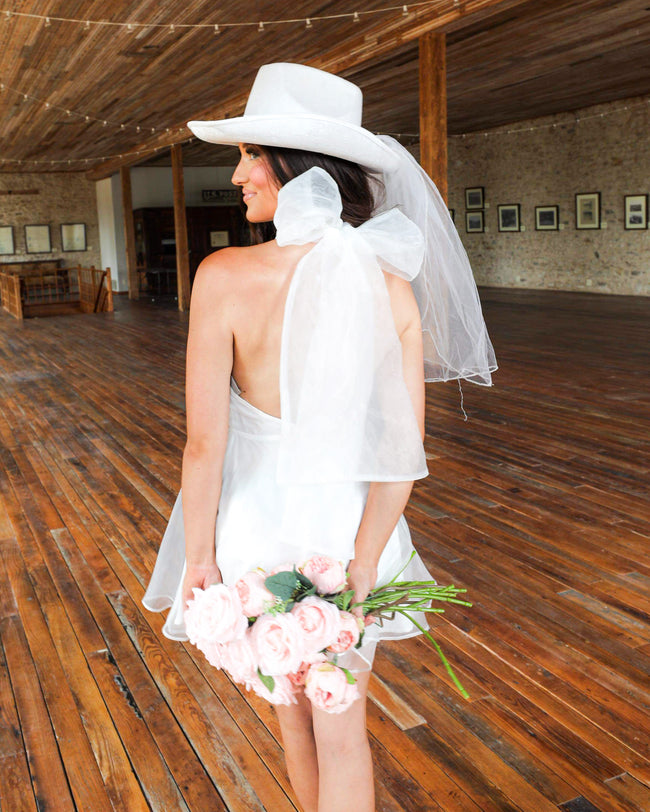 Tulum White Bow Dress - The Lace Cactus