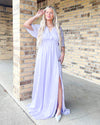 Lilac Maxi Dress - The Lace Cactus