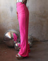 Amy Ultra Pink Passion Pintuck Pants - The Lace Cactus