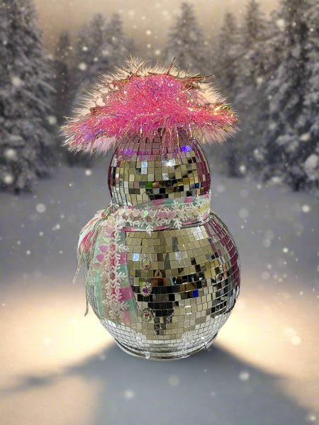 Disco Snowman Custom Made