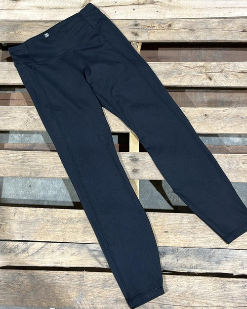 "KC" Black Leggings: Small