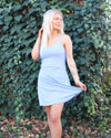 “KC” Blue Sport Wear Dress - The Lace Cactus