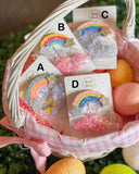 Spring Showers Rainbow Clip Set - The Lace Cactus