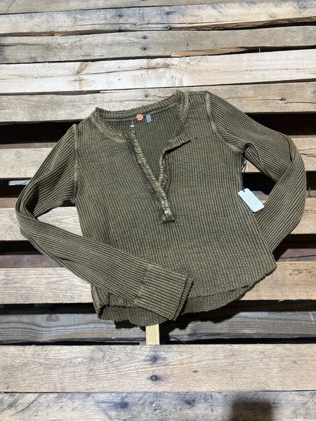 "KC" Army Green Colt Thermal Top (FP One) Size: XS