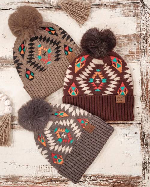 #11 Aztec Beanies - The Lace Cactus