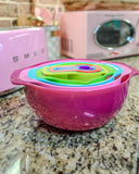 #10 ﻿10 Piece Colorful Mixing Bowl Set - The Lace Cactus