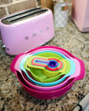 #10 ﻿10 Piece Colorful Mixing Bowl Set - The Lace Cactus