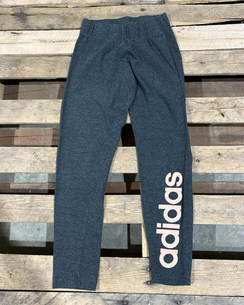 "KC" Dark Gray Addidas Leggings: Small
