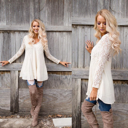 Cream One Shoulder Sweater Dress