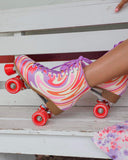 Swirl Multicolored Skates - The Lace Cactus