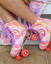 Swirl Multicolored Skates - The Lace Cactus