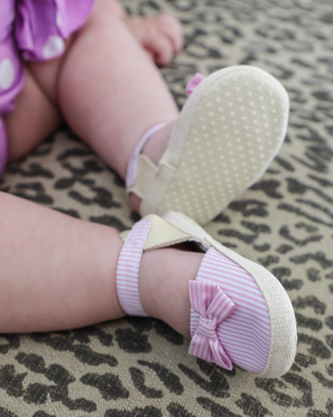 Pastel Stripe Baby Shoes (KIDS) - The Lace Cactus