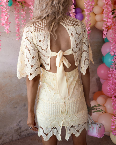 Sunday Morning Yellow Dress - The Lace Cactus